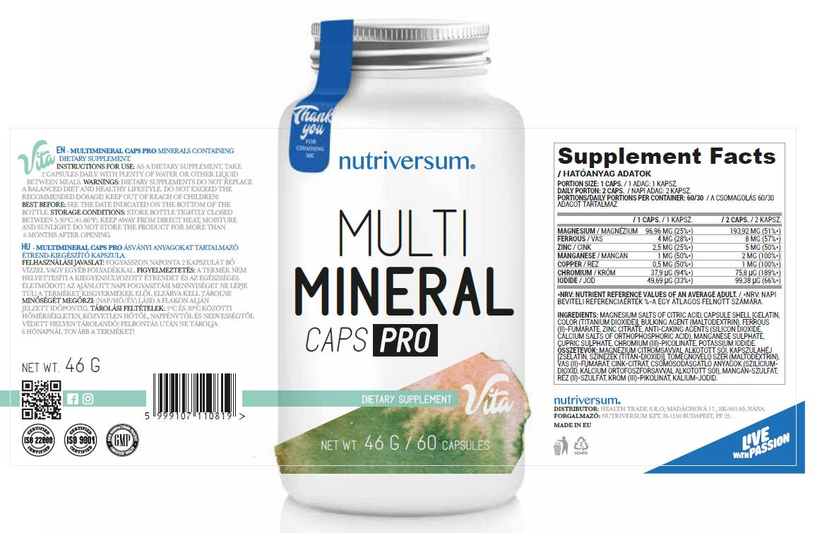 MultiMineral Caps Pro – 60 Kapseln
