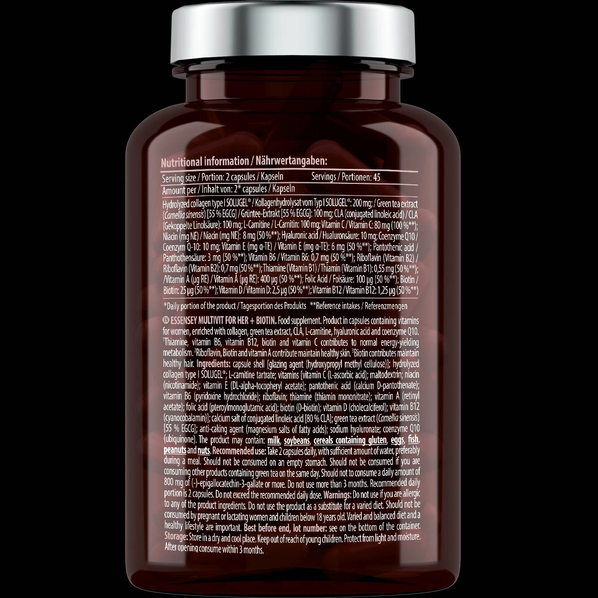 Multivit für Sie + Biotin – 90 Kapseln