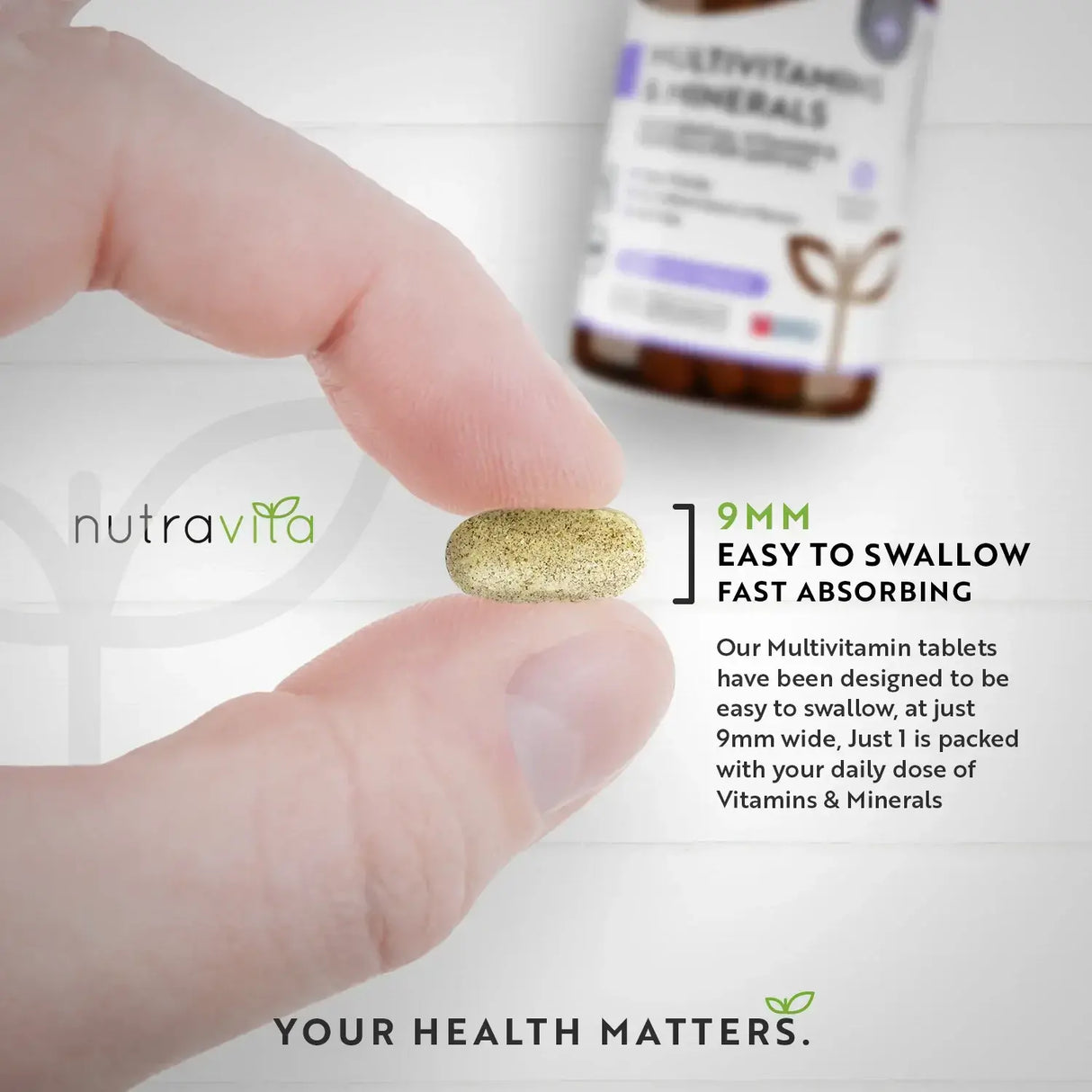 Multivitamine - 26 essentielle Inhaltsstoffe/365 Tabletten, 365 Tage/ <tc>Nutravita</tc>