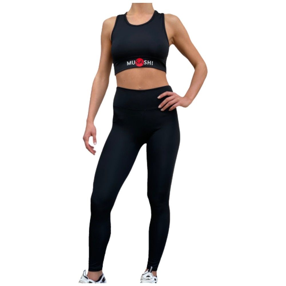 Lycra-Leggings für Damen – Schwarz
