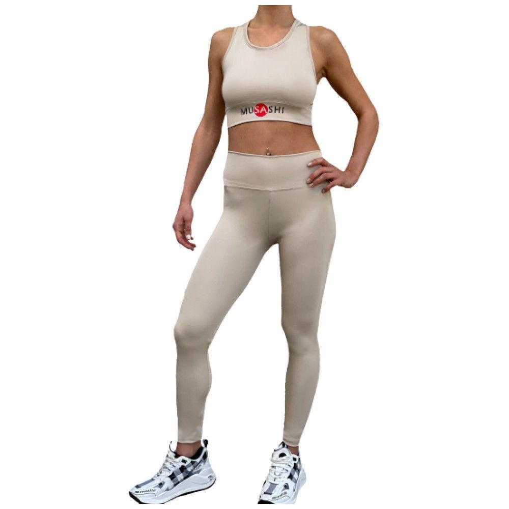 Lycra-Leggings für Damen – Beige
