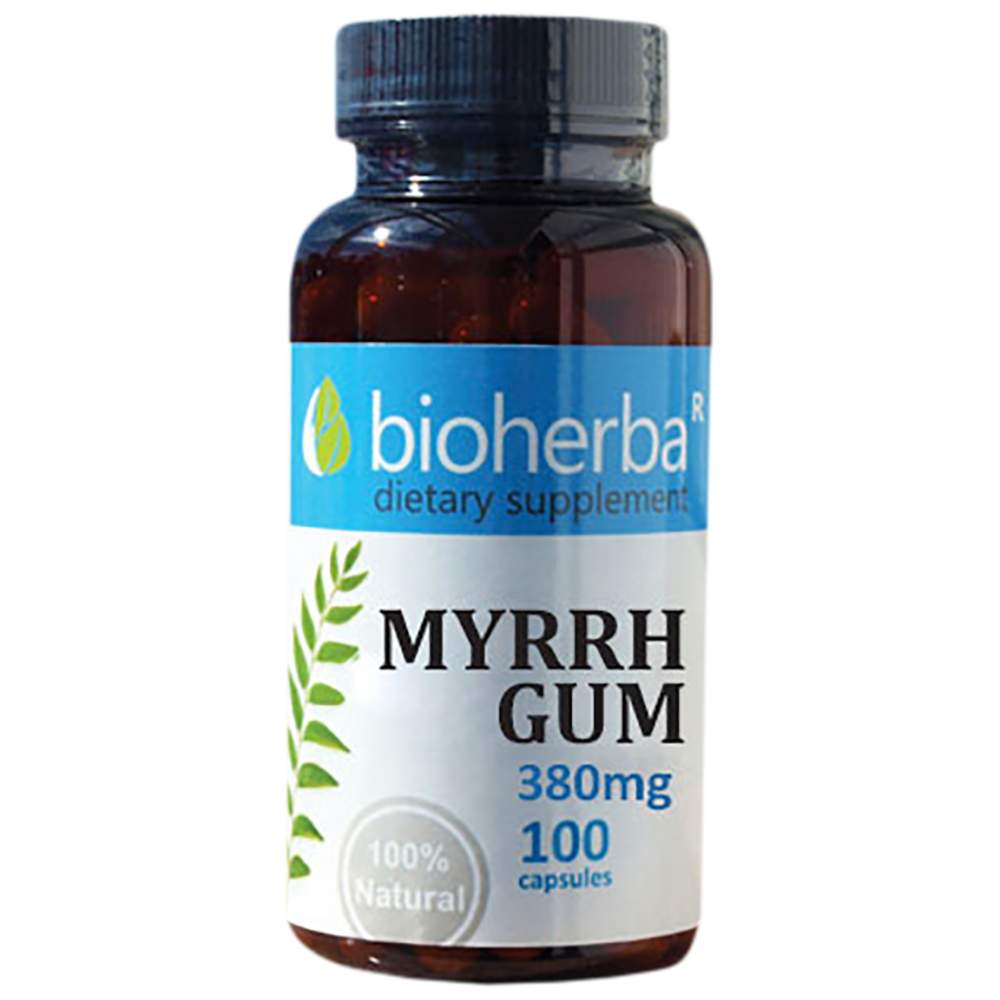 Myrrhengummi 380 mg – 100 Kapseln