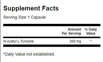 N-Acetyl-L-Tyrosin 350 mg – 60 Kapseln