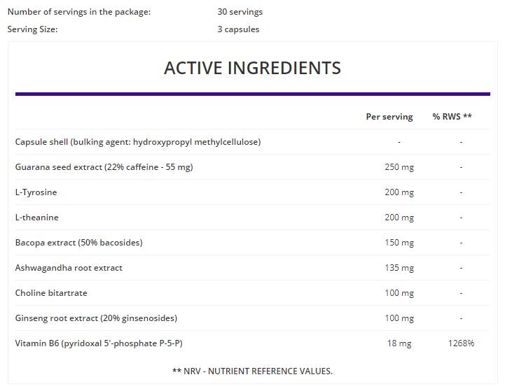 Braintus Focus / Gamer Series 90 Kapseln