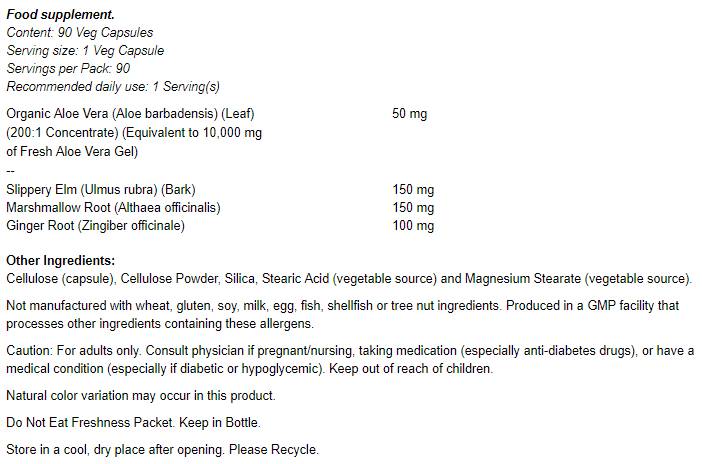 Aloe 10.000 & beruhigende Kräuter - 90 Kapseln