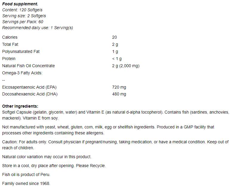 Super Omega EPA - 120 Gelkapseln