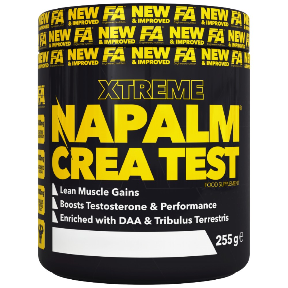 Napalm Crea-Test | mit DAA & Tribulus – 255 Gramm
