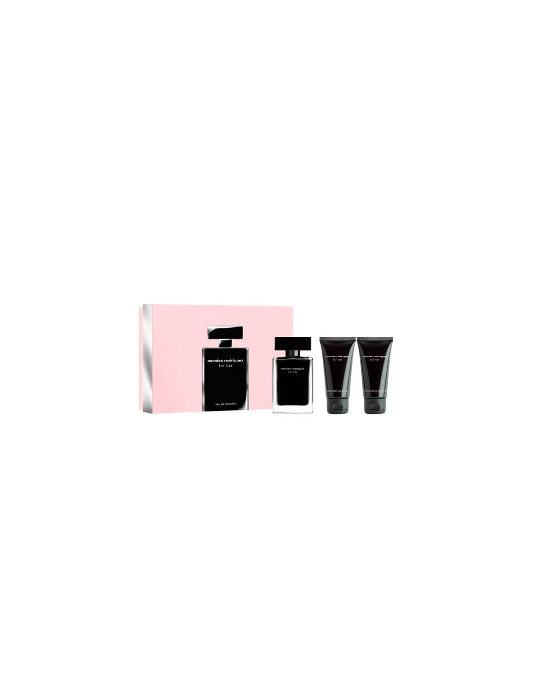 Satz <tc>NARCISO RODRIGUEZ</tc> Eau de Toilette 50 ml, Körperlotion 50 ml, Gel 50 ml @