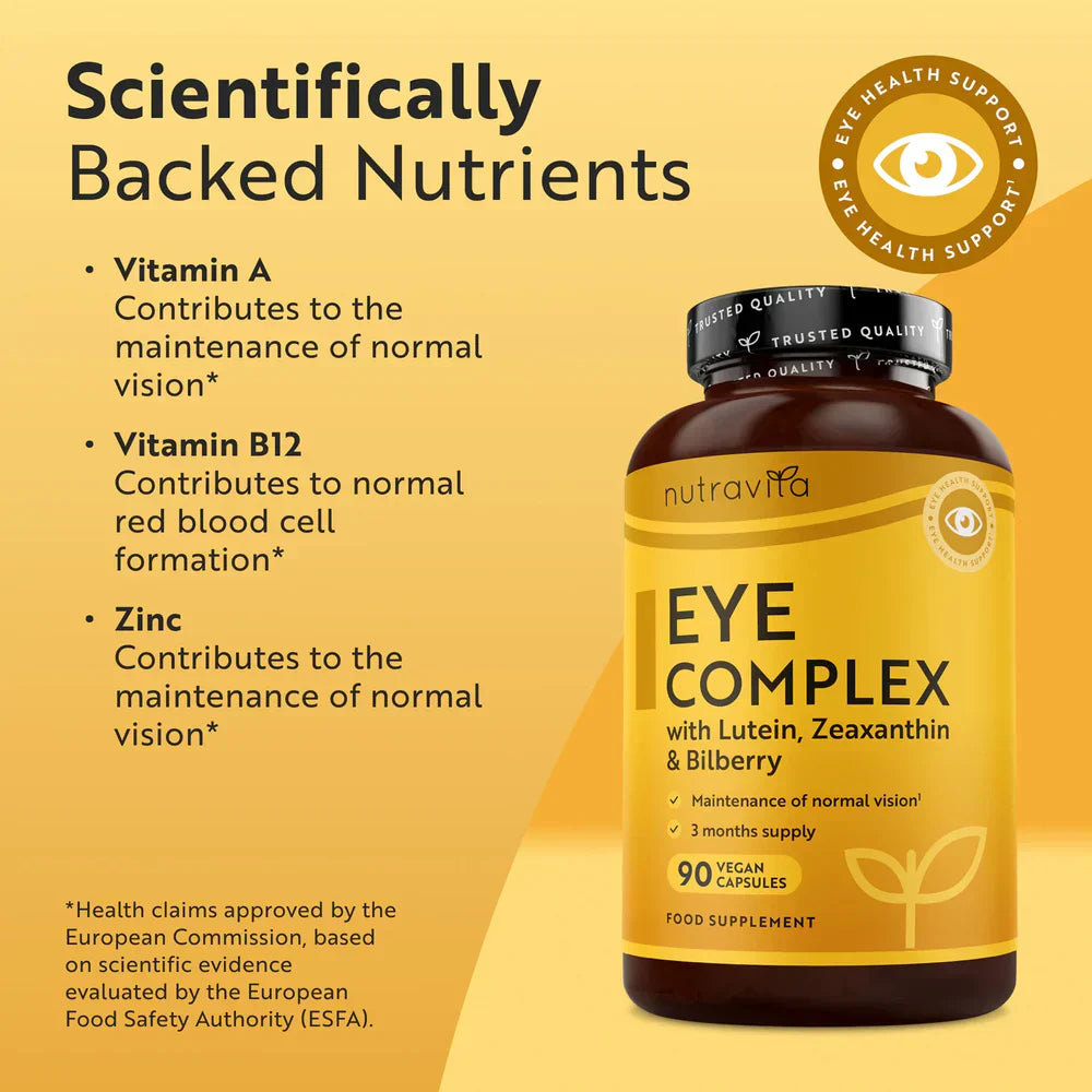 Augenvitamine /natürlich/ - Natural Eye Complex 90 vegane Kapseln