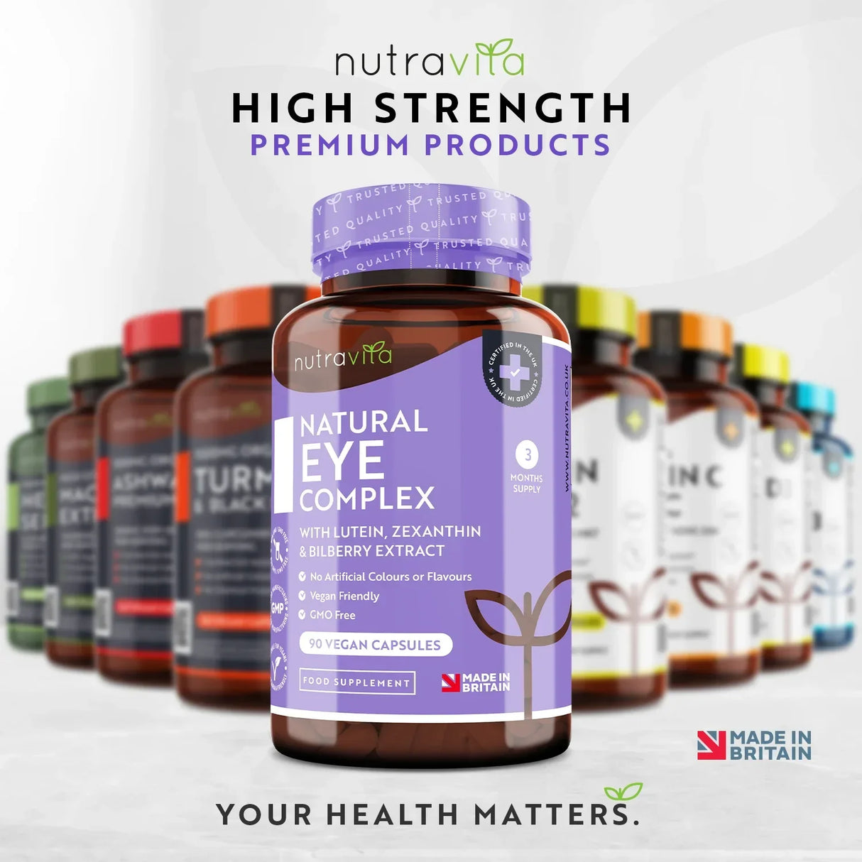 Augenvitamine /natürlich/ - Natural Eye Complex 90 vegane Kapseln