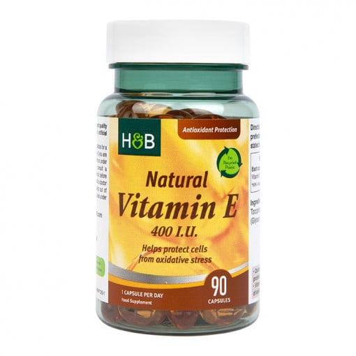 Natürliches Vitamin E 400 IE – 90 Kapseln