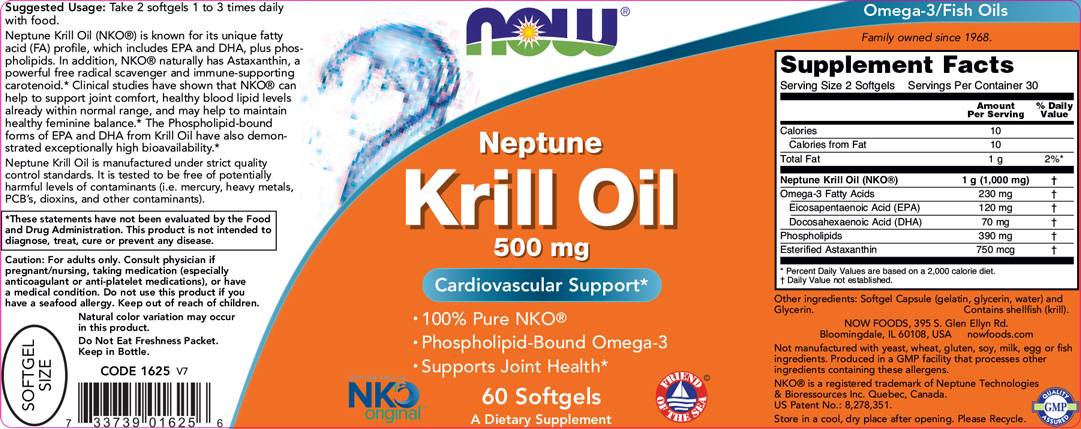 Neptun-Krill-Öl 500 mg – 120 Gelkapseln