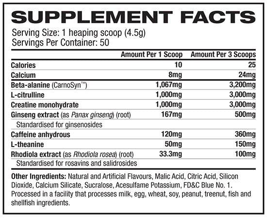 Neurocore Pro Series Pre-Workout – 215 Gramm
