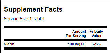 Niacin 100 mg – 250 Tabletten