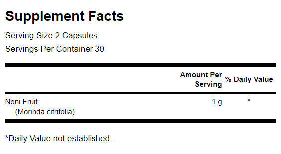 Noni 500 mg – 60 Kapseln
