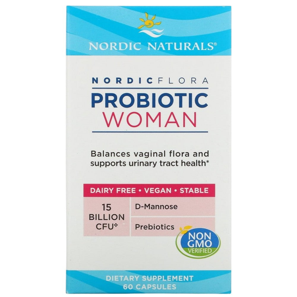 Nordic Flora Probiotische Frau | 15 Milliarden aktive Zellen – 60 Kapseln