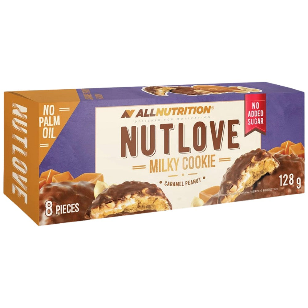 NutLove Milchkekse | Karamell und Erdnuss – 128 Gramm