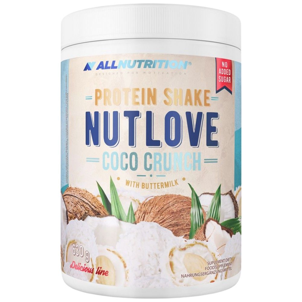 NutLove Proteinshake | Molkenprotein + Kasein – 630 Gramm