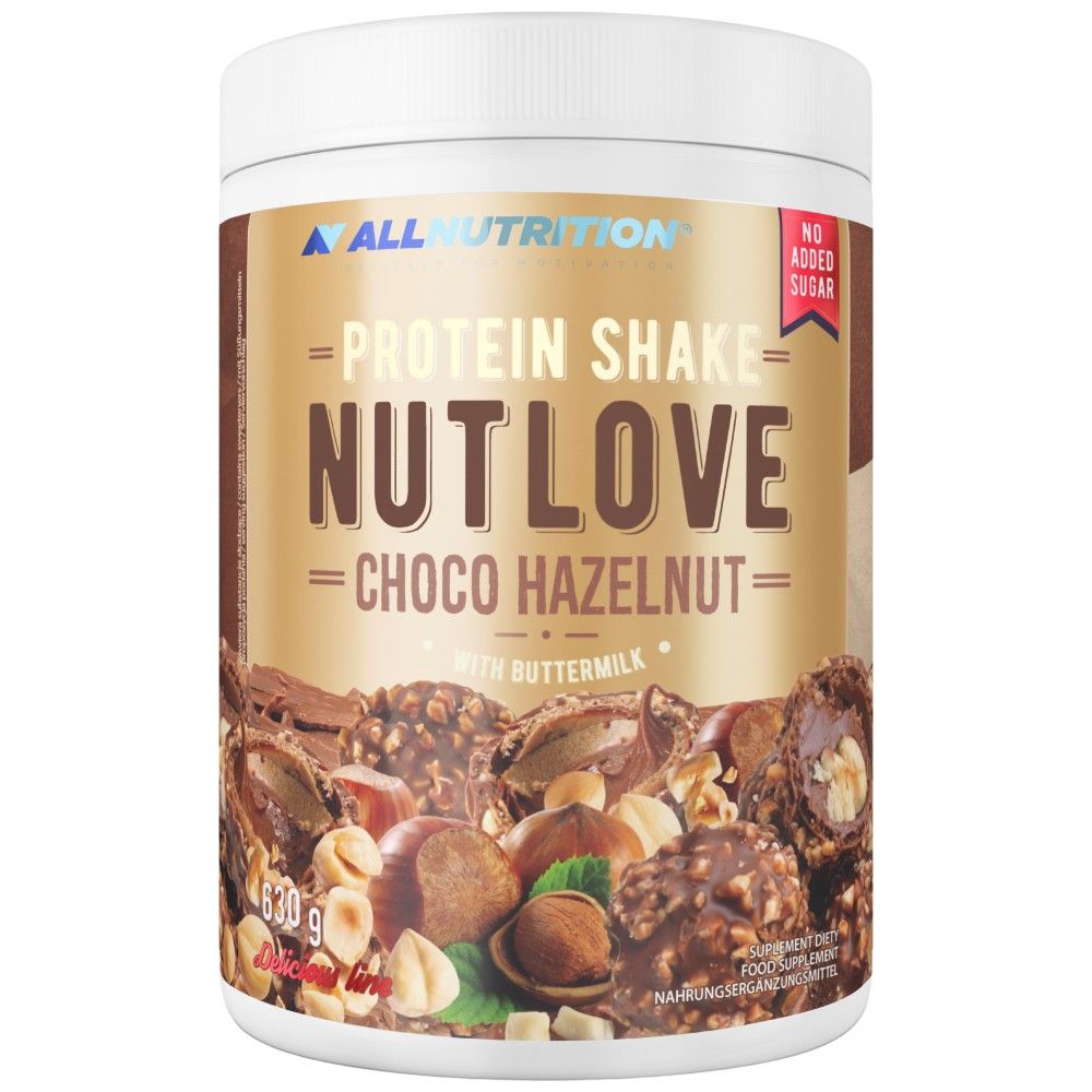 NutLove Proteinshake | Molkenprotein + Kasein – 630 Gramm