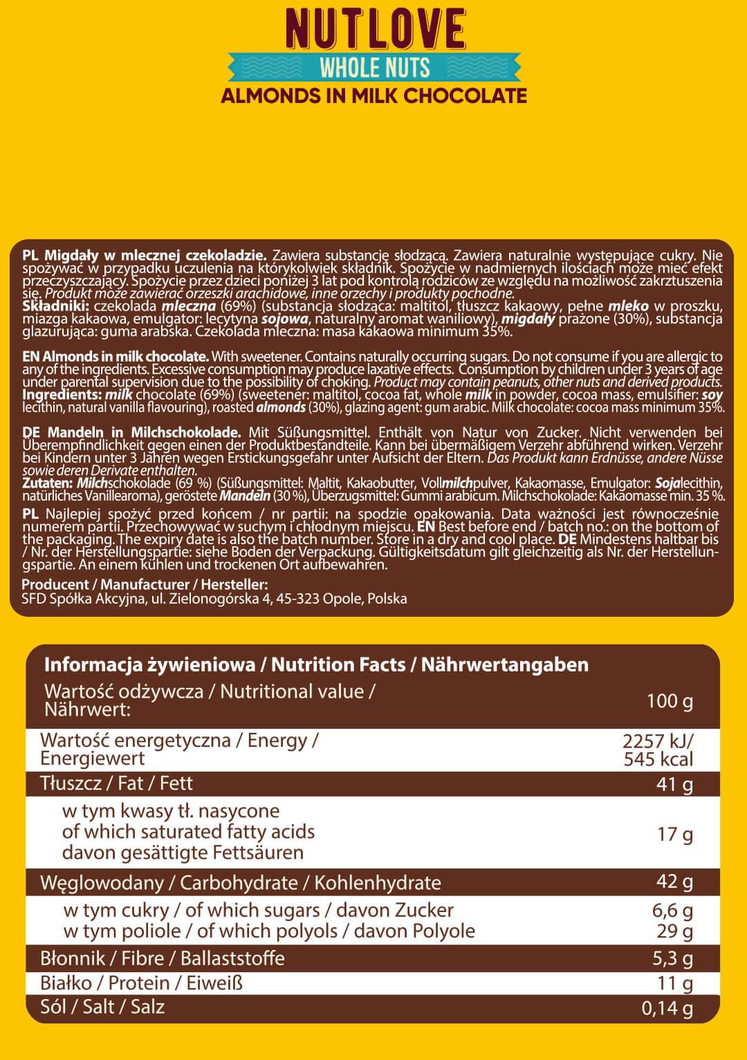 NutLove Ganze Mandelnüsse | Verschiedene Geschmacksrichtungen – 300 Gramm