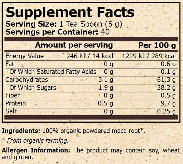 <tc>Pure Nutrition</tc> - BIO-MACA - 200 g