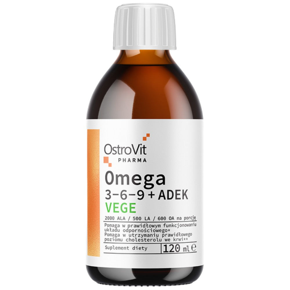 Omega 3-6-9 Flüssigkeit + ADEK | Vitamin A + D + E + K 120 ml