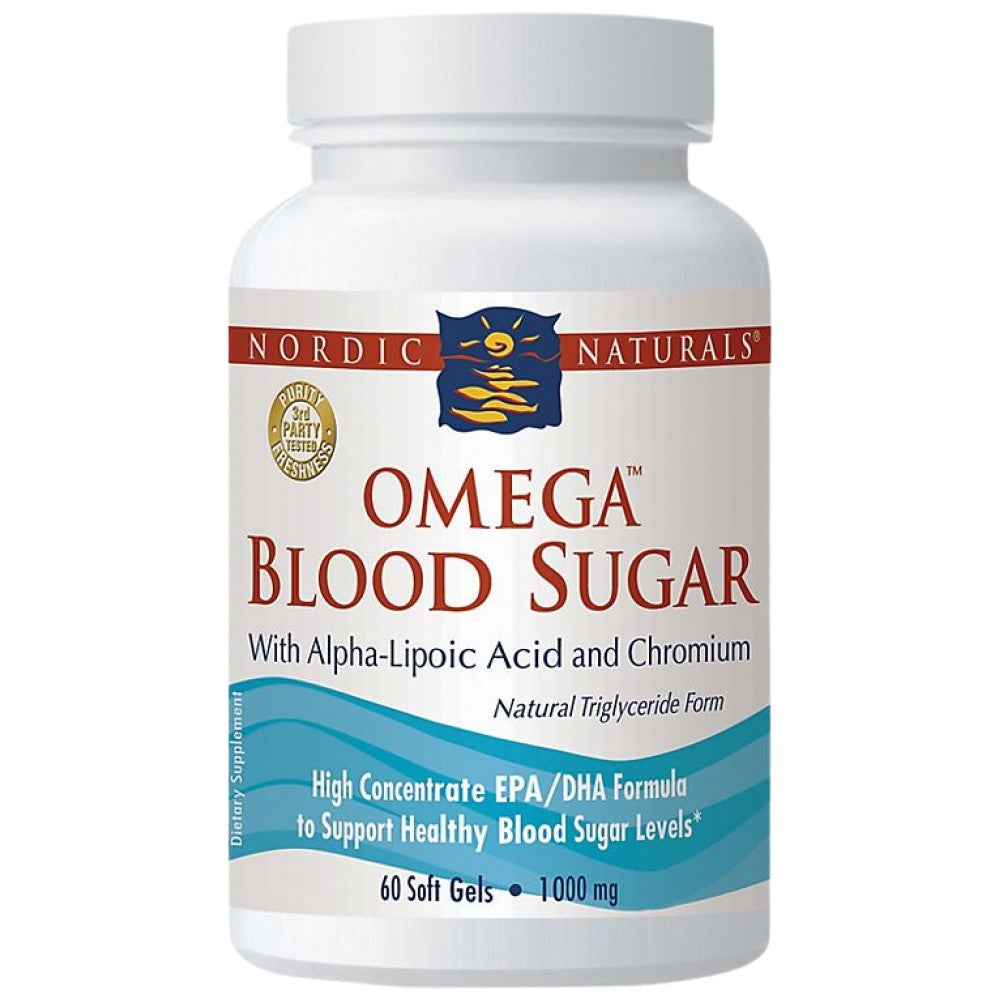 Omega-Blutzucker 896 mg – 60 Gelkapseln