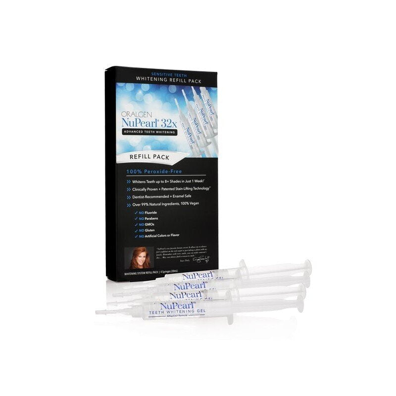 <tc>Oralgen</tc> NuPearl 32x Advanced Zahnaufhellungssystem Nachfüllpackung mit 3 Spritzen – Zahnaufhellungssystem