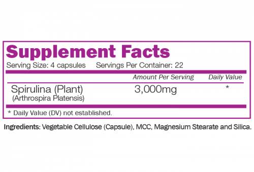 Bio Spirulina 3000 mg 90 Kapseln