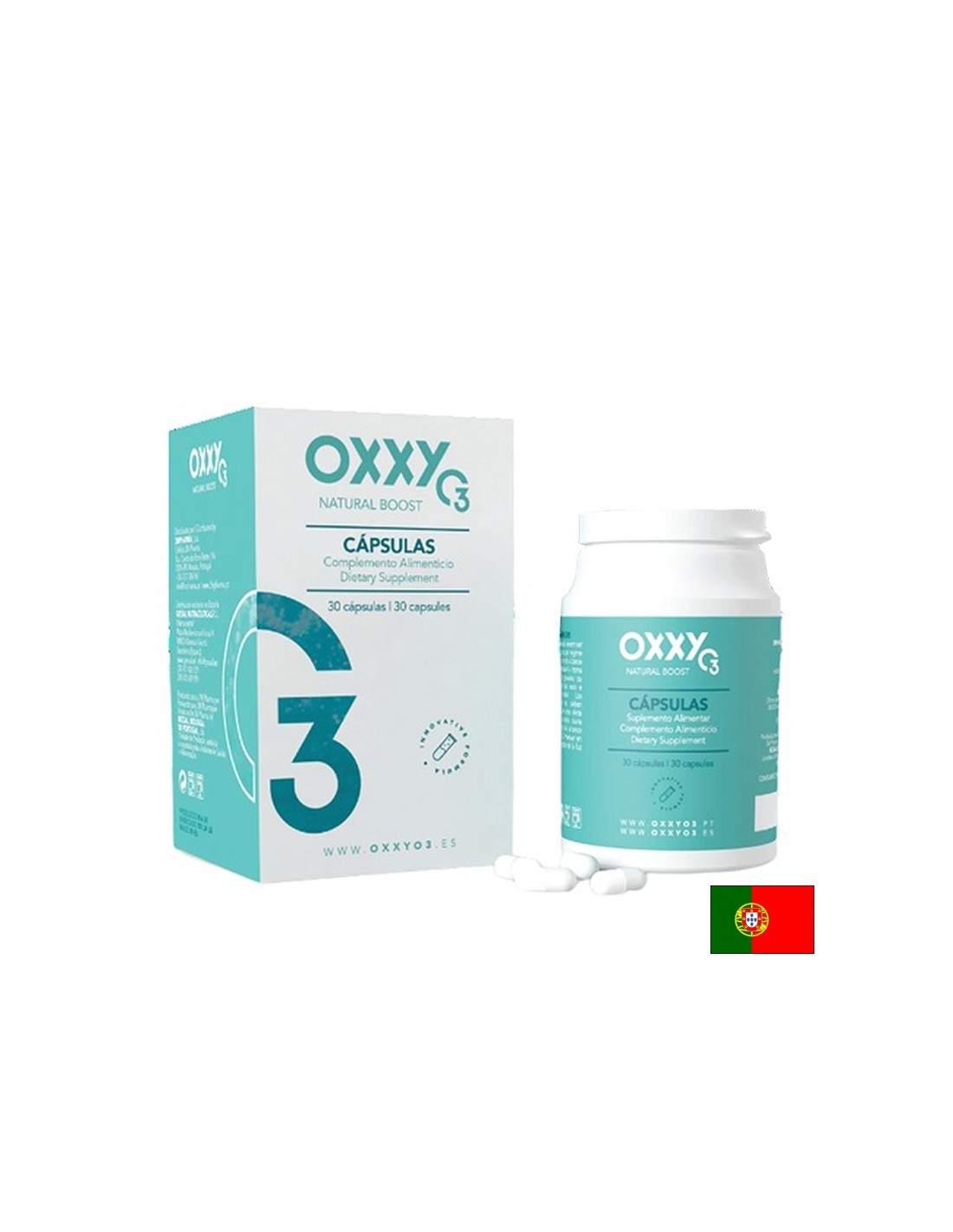Oxxy O3 – Ozon-Antioxidantien-Formel für Kletten- und Gesundheitspflege, 30 Kapseln