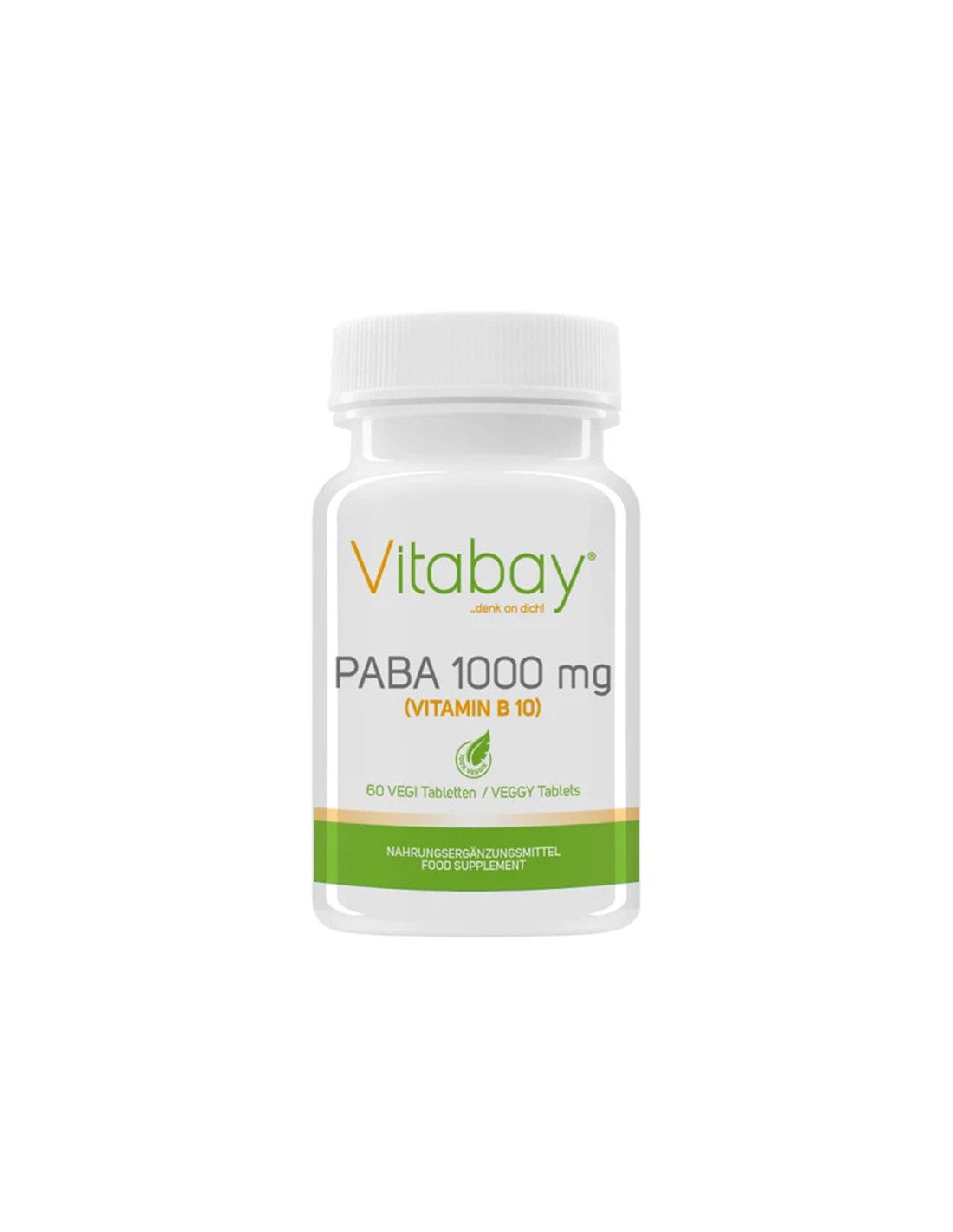 PABA (Vitamin B10) – Paraaminobenzoesäure, 1000 mg x 60 Tabletten