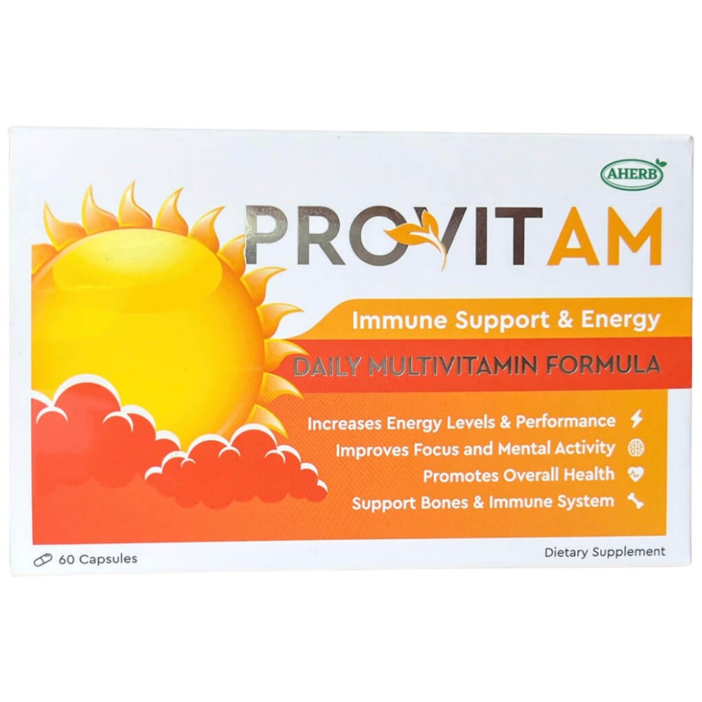 PROVIT AM | mit ZMA, Hagebutten und Probiotika – 60 Kapseln