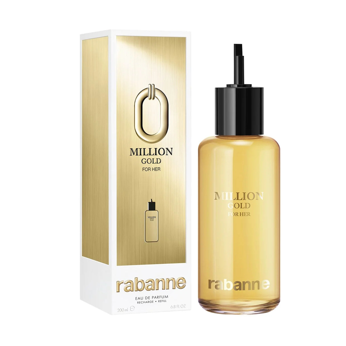 Rabanne Million Gold For Her Eau de Parfum 200 ml Nachfüllung