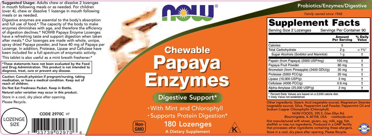 Papaya-Enzyme – 360 Kautabletten