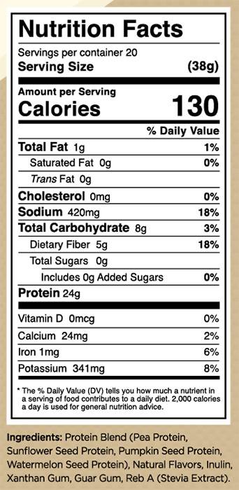 Pflanzenprotein | 100 % vegane Formel – 630 Gramm