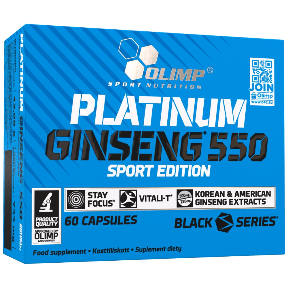 Platinum Ginseng ™ Sport Edition 550 mg - 60 Kapseln