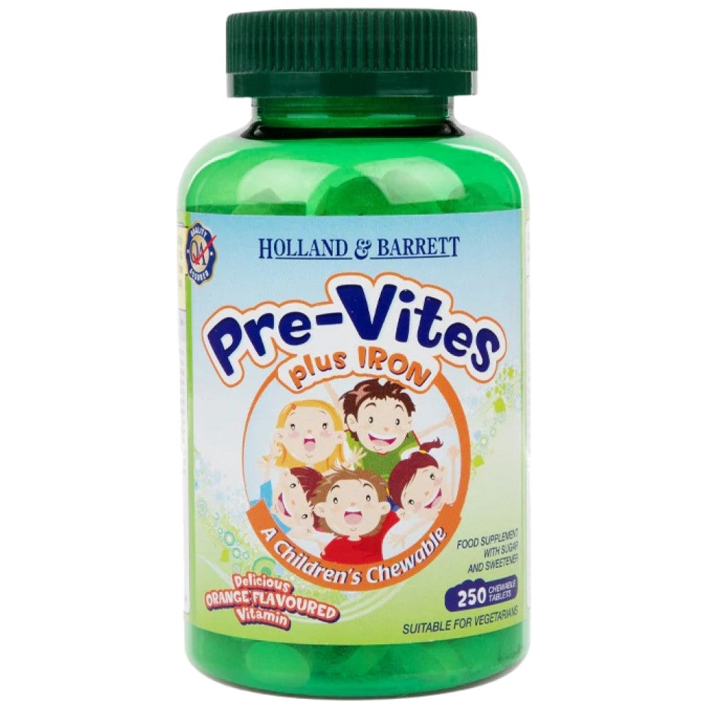 PreVites mit Eisen | Kaubar – 250 kaubare Gelkapseln