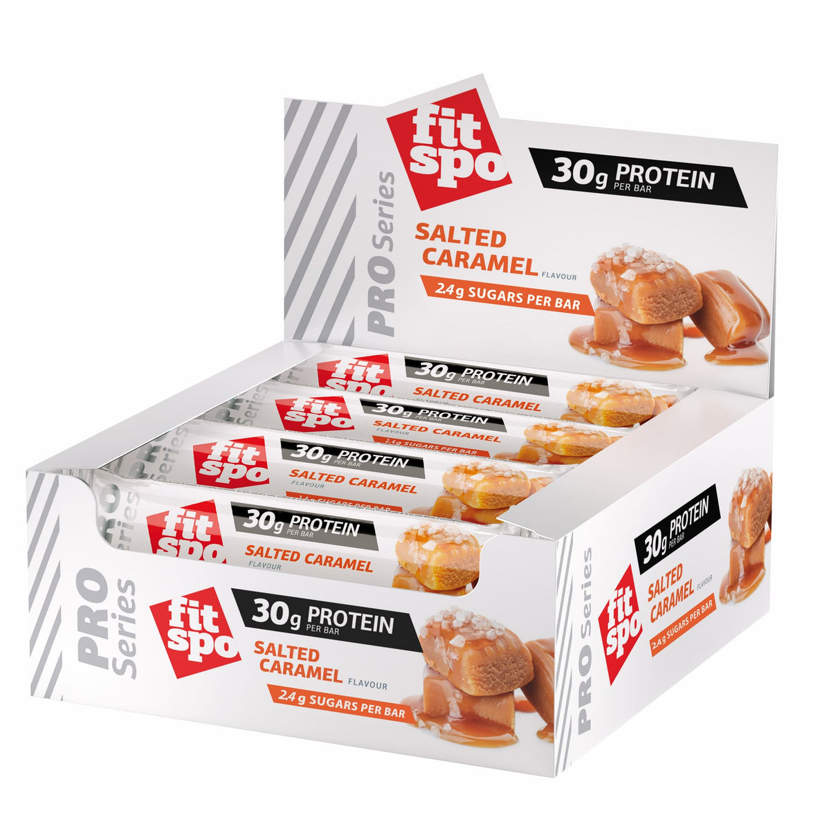 Pro Series Protein Bar Salted Caramel – 12 x 85 Gramm