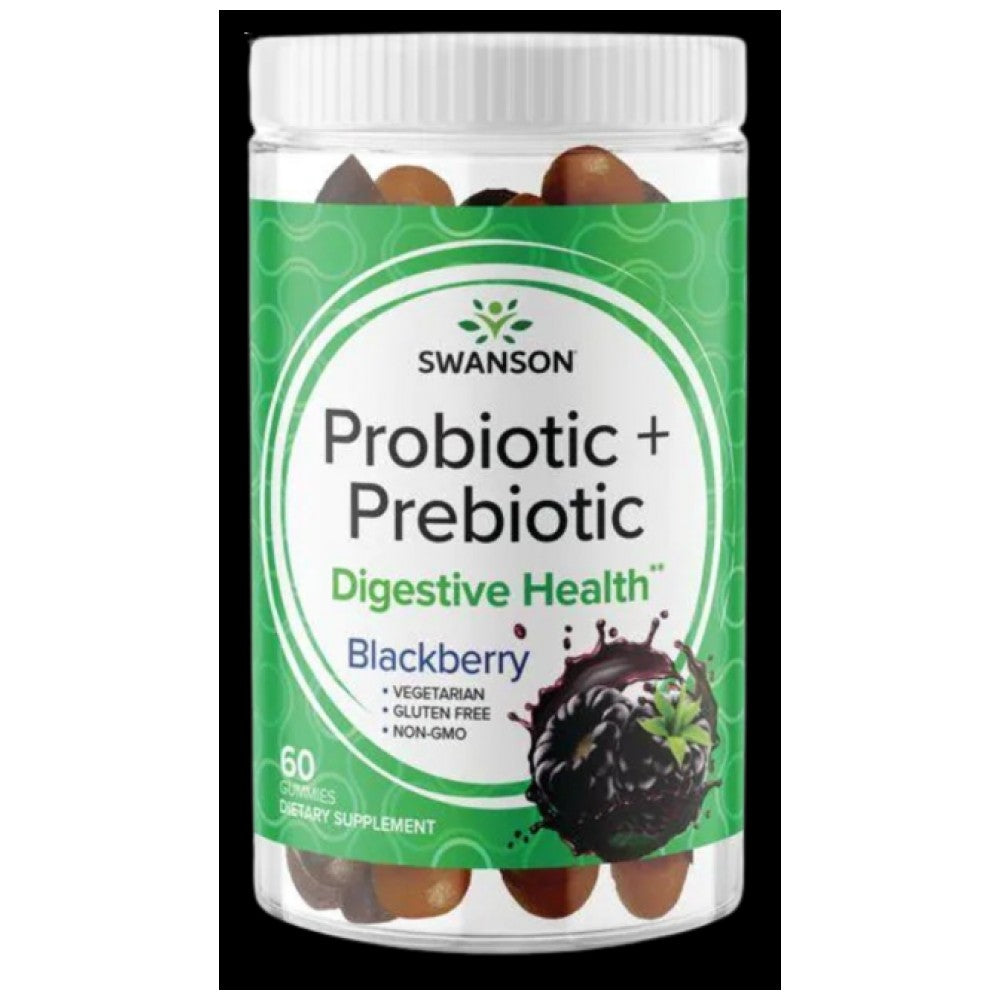 Probiotische + präbiotische Gummis – 60 Gummis