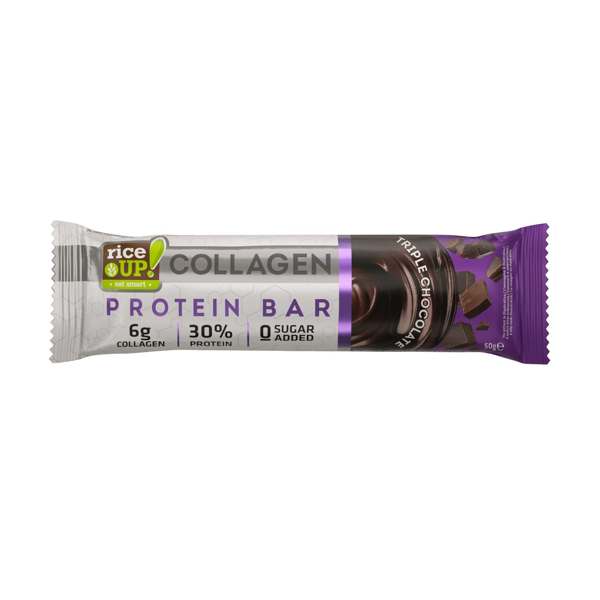 Proteinriegel mit 6 g Kollagen und ohne Zuckerzusatz – 50 g