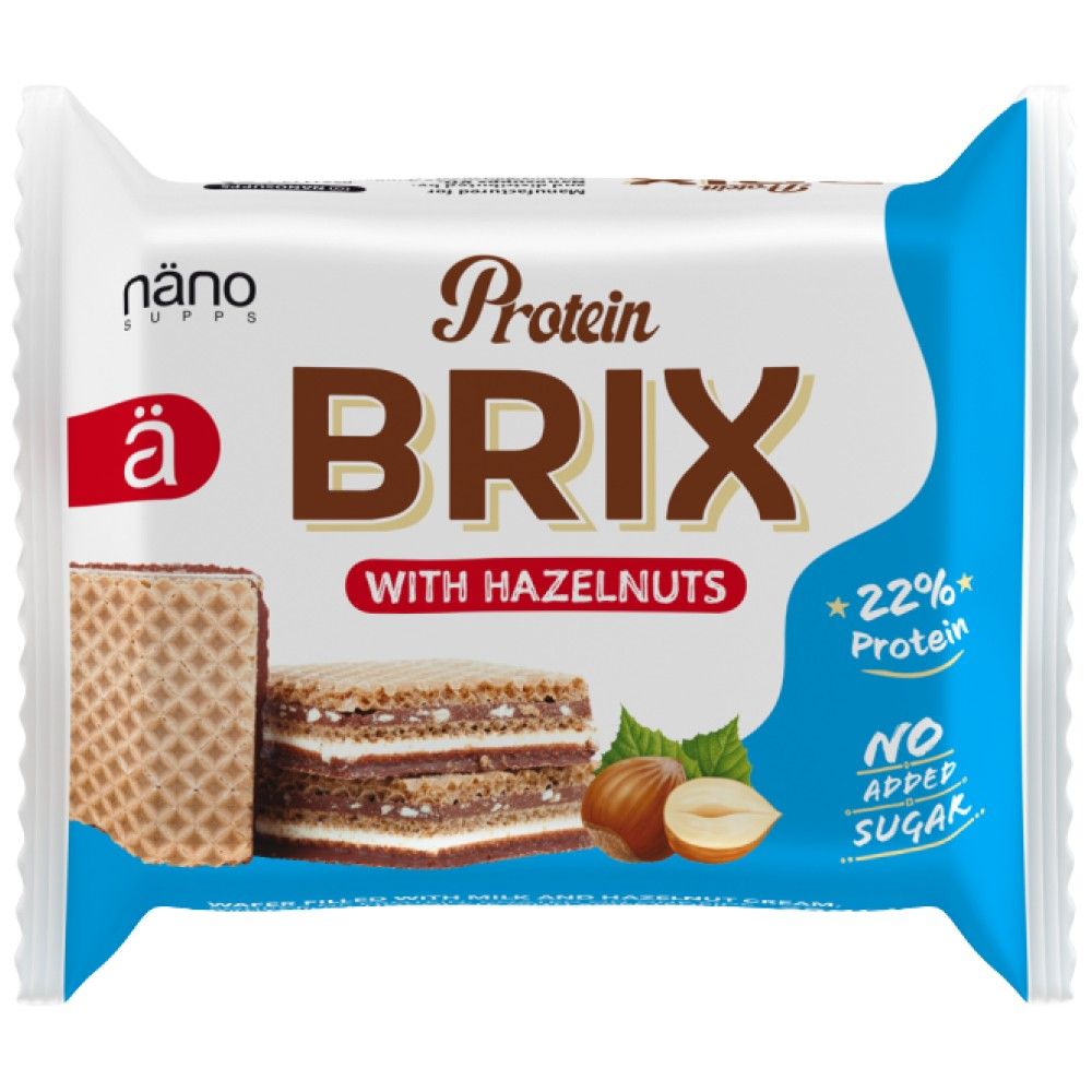 Protein Brix mit Haselnüssen – 25 Gramm