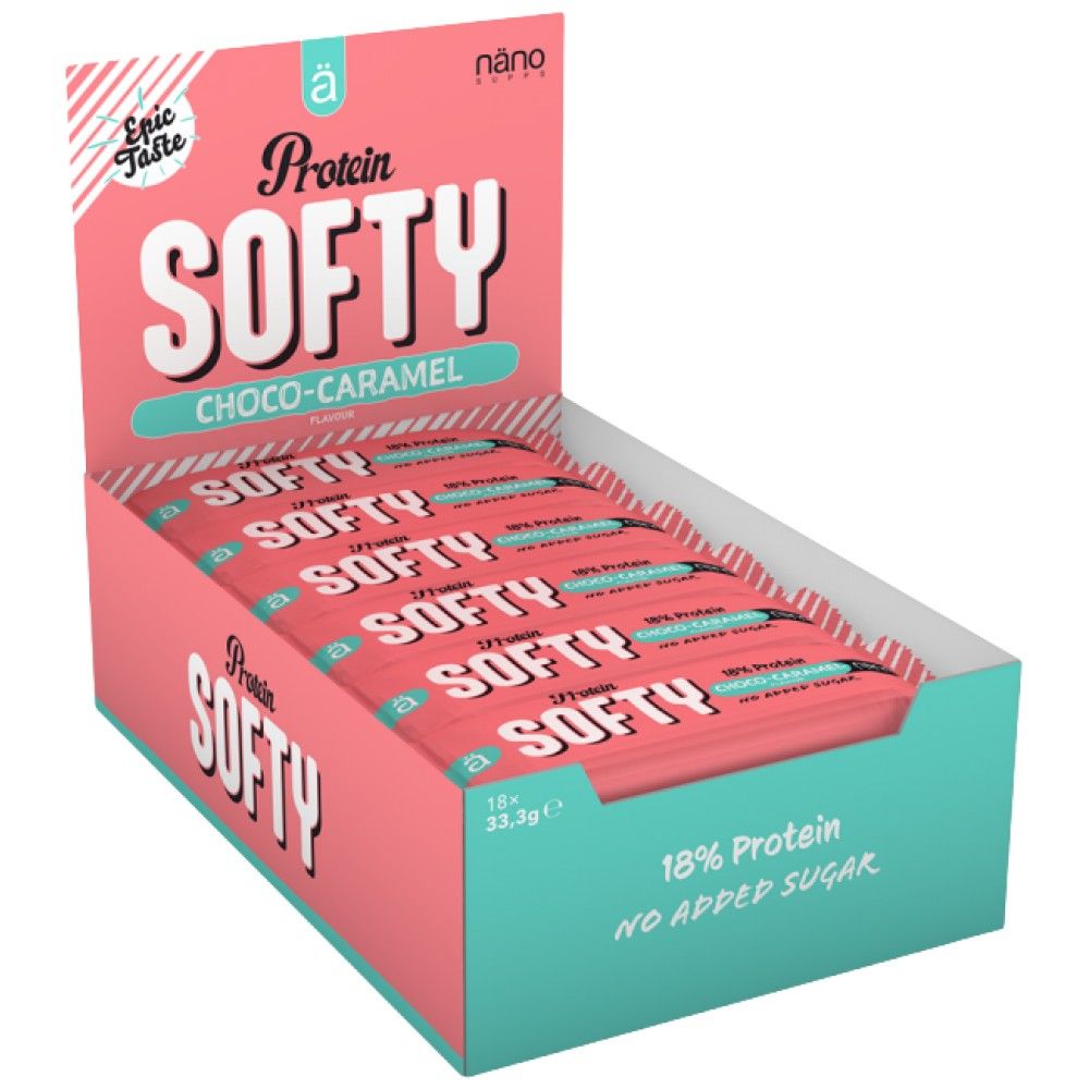 Protein-Softy-Riegel | Ohne Zuckerzusatz – 18 x 33,3 Gramm