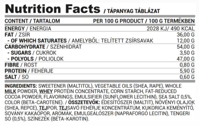 Proteinaufstrich | Gesalzenes Karamell – 350 Gramm