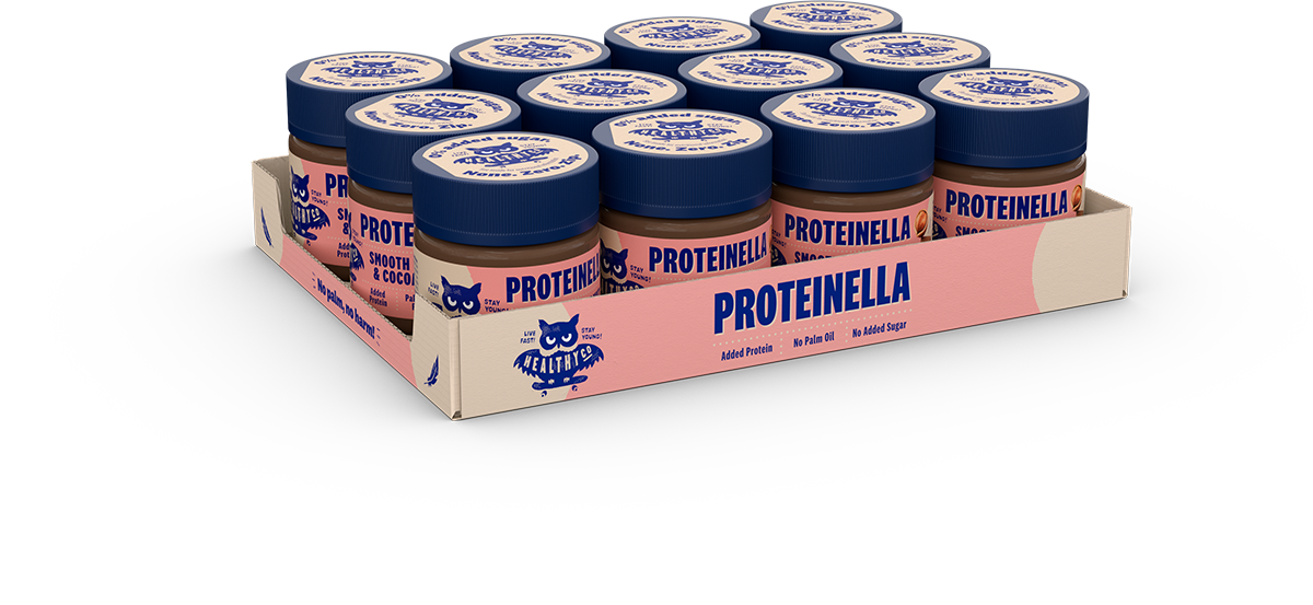 Proteinella Haselnuss und Kakao 200 g – flüssige Schokolade ohne Zuckerzusatz und ohne Palmöl