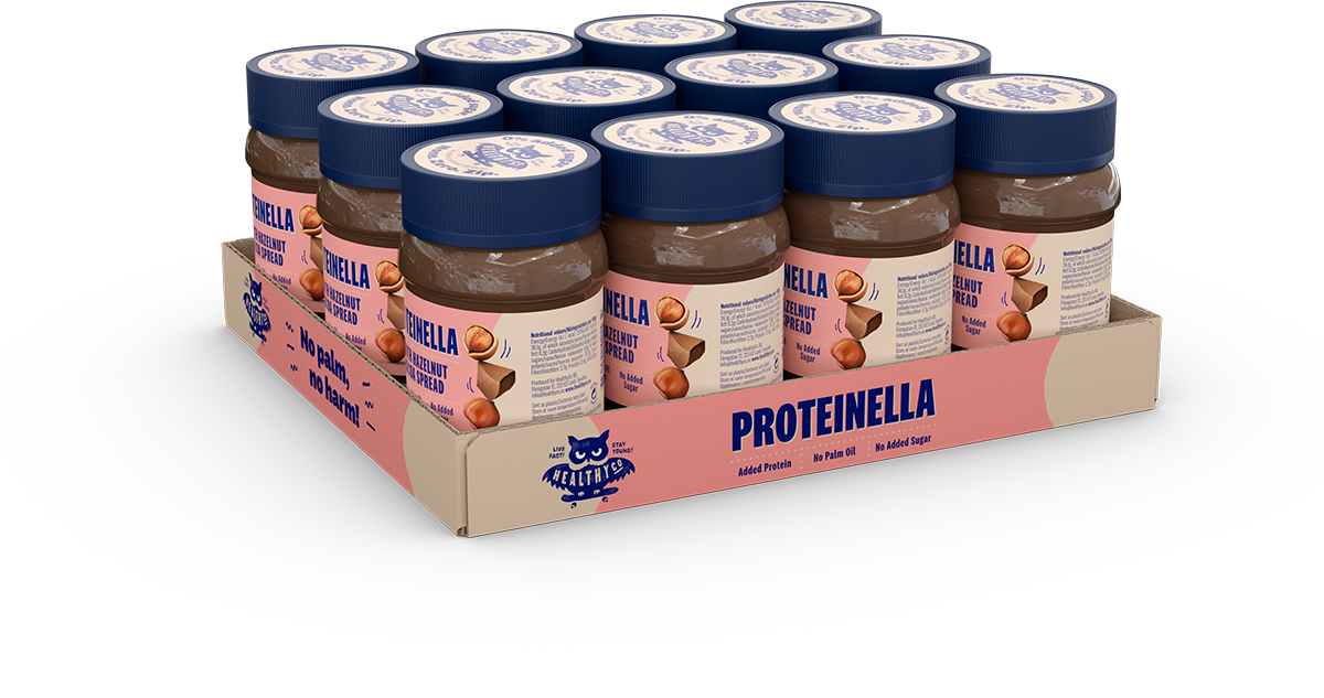 Proteinella Haselnuss und Kakao 400 g – flüssige Schokolade ohne Zuckerzusatz und ohne Palmöl