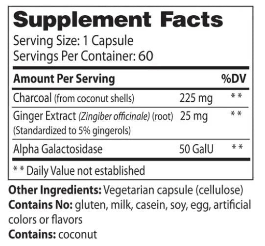 Purify Activated Charcoal Plus – 60 Kapseln