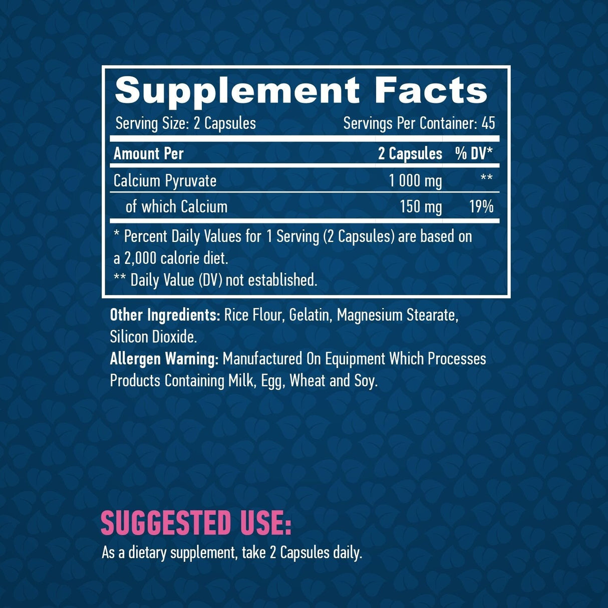 Pyruvat 500 mg./90 Kapseln.