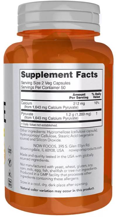 Pyruvat 600 mg – 100 Kapseln