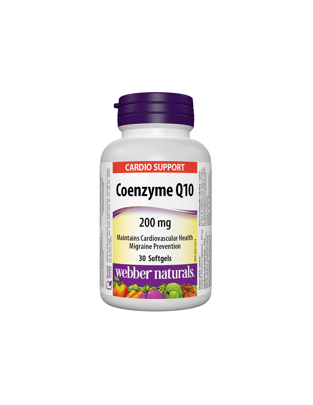 Herzgesundheit und Energie – Coenzym Q10, 200 mg x 30 Softgelkapseln
