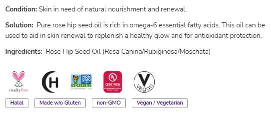 Rosenhüftamenöl | 100% rein - 118 ml